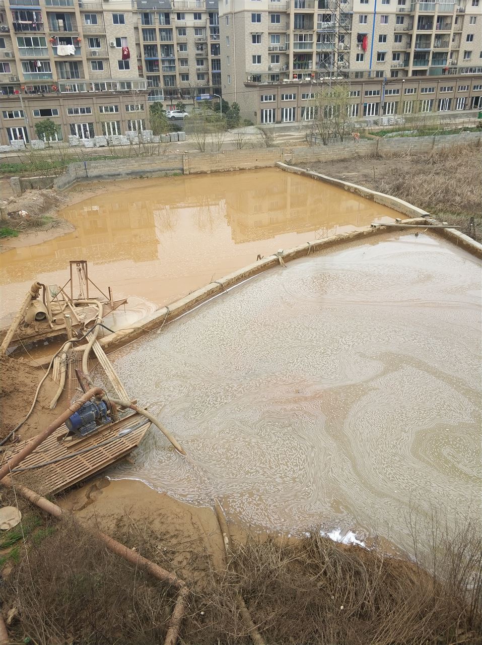 南坤镇沉淀池淤泥清理-厂区废水池淤泥清淤