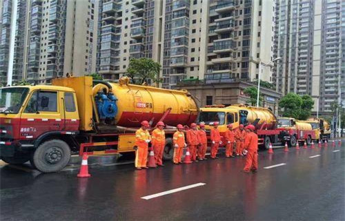南坤镇市政管道清淤